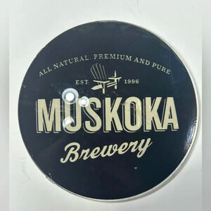 Muskoka Brewery- Round Fisheye Beer / Keg / Lens  / Badge / Medallion 🍺